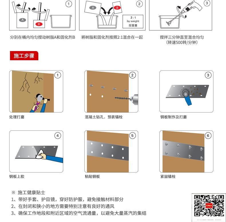 包钢提蒙乡粘钢加固施工过程